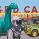 Illustration for article titled Paintings of an Astronaut Exploring the Strangest Planet of Them All: Earth
